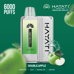 Hayati Infinity 6000 pod készlet dupla alma P2LLJ4146 - Hayati Flavour Vapes
