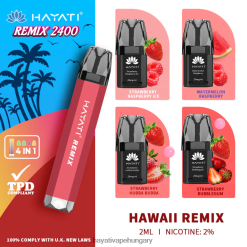 Hayati Remix előretöltött pod rendszer 2400 fújás hawaii remix P2LLJ454 - Hayati Vape Flavours